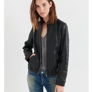 Lucky Brand Genuine Leather Jacket sz M